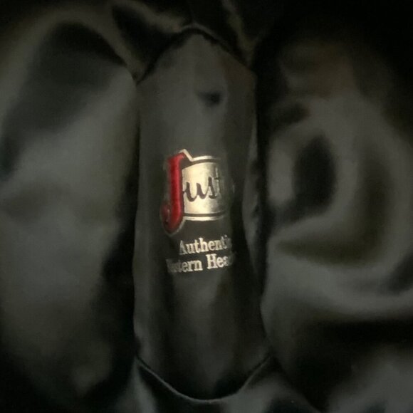 Justin Weston Black Fur Felt 6x Cowboy Hat By Milano Hat Co Size 7-1/8 Western - Picture 7 of 12